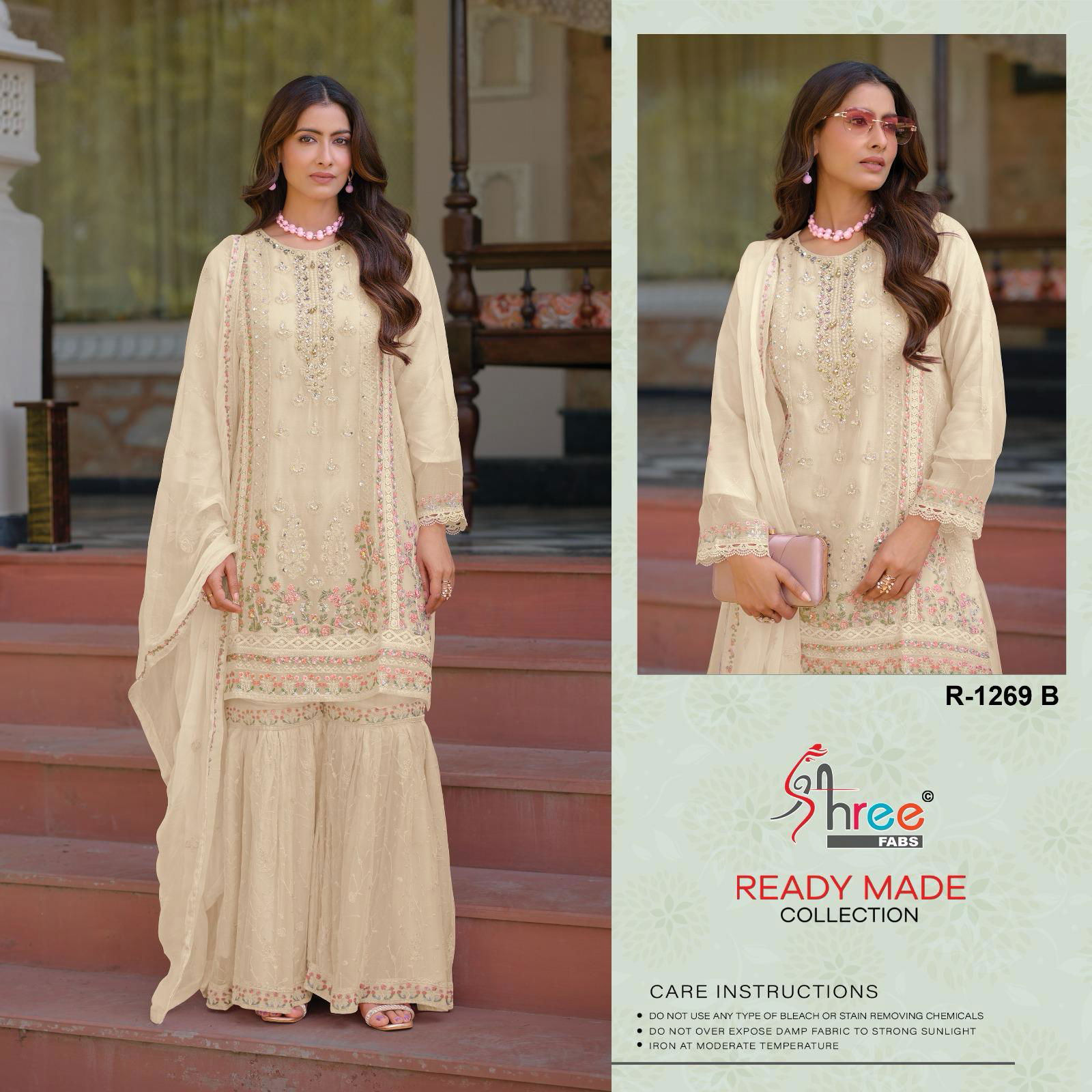 R 1269 By Shree ChiffonPakistani Readymade Suits Suppliers In India